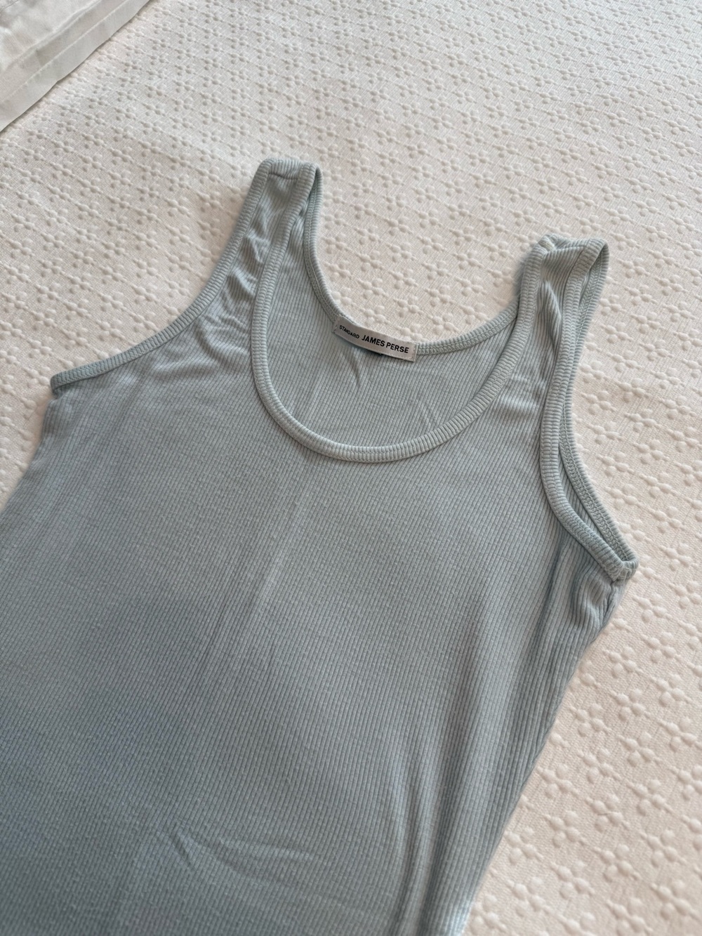 James Perse Ribbed Tank Top - Picture 2 of 6